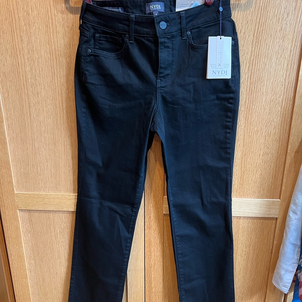 NYDJ Marilyn Straight Jeans, Size 4